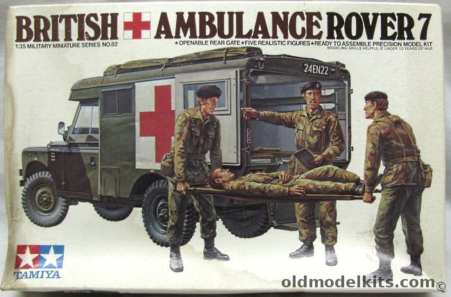 Tamiya 1/35 British Ambulance Rover 7, MM182 plastic model kit